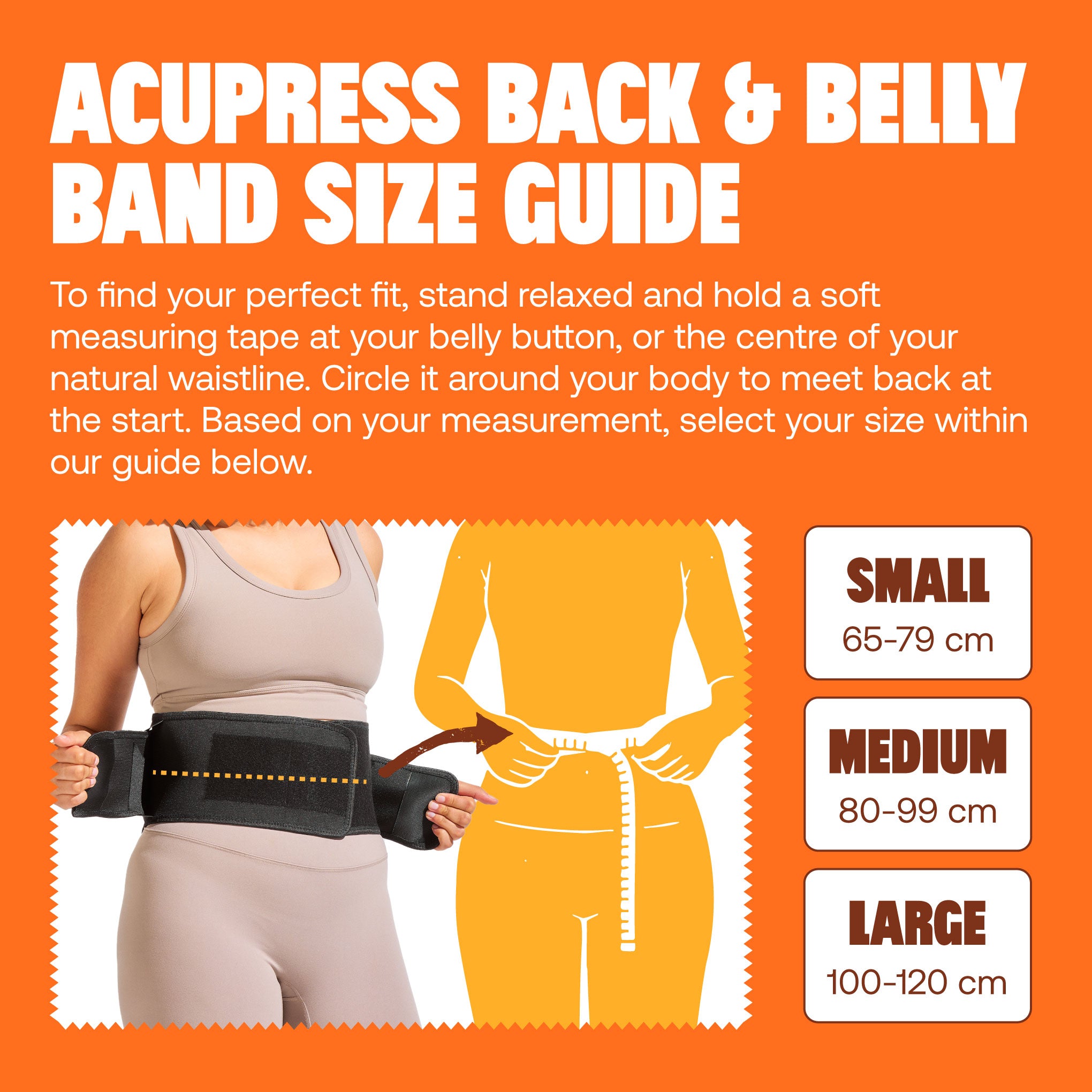 Acupress Back & Belly Band
